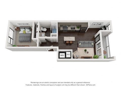 Acadia 3D floorplan